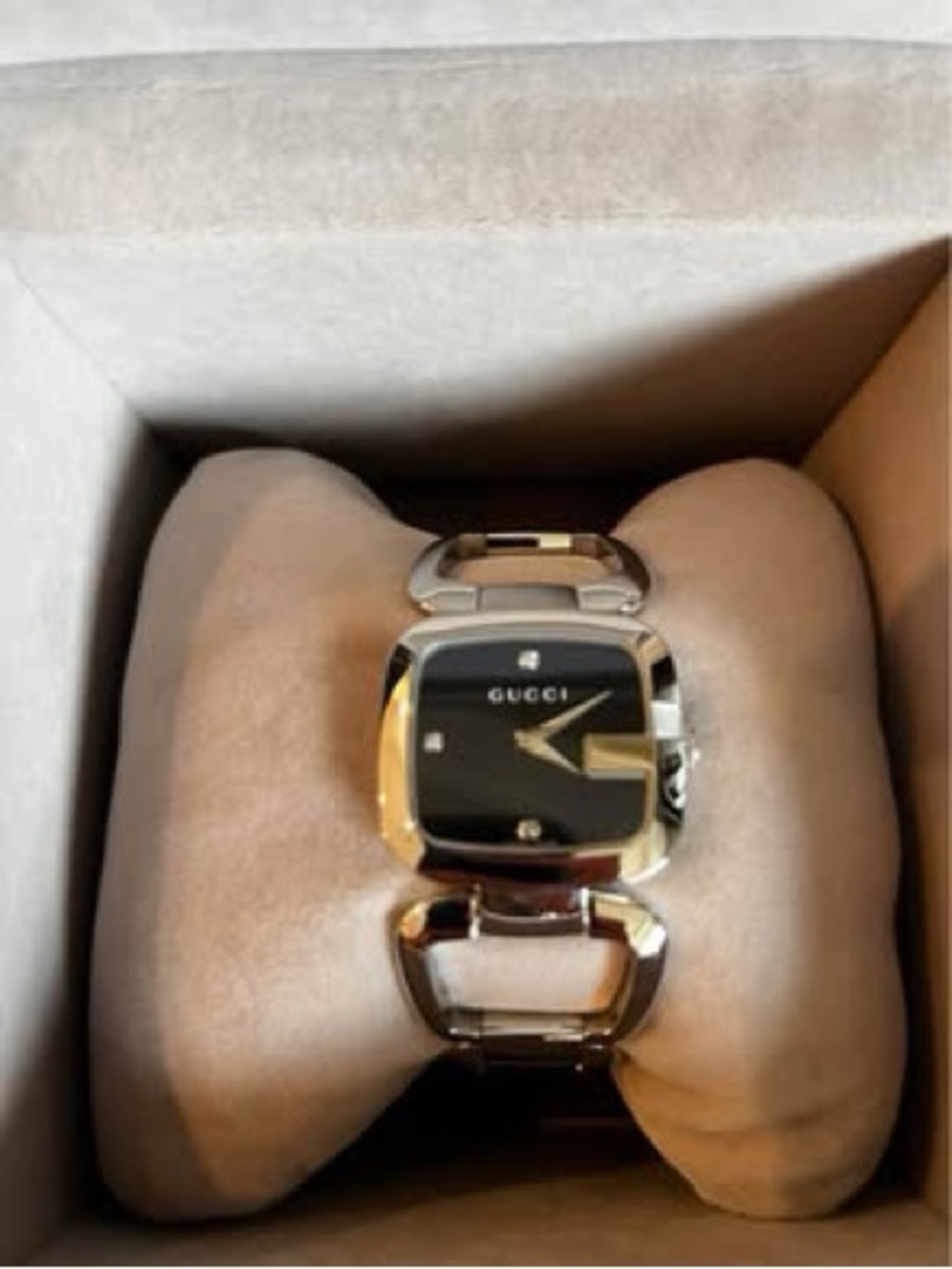 Gucci 125.4 G-Gucci Diamond Dial Watch